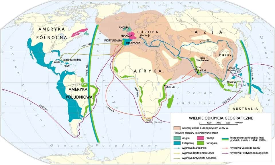 Znaczenie wielkich odkryć geograficznych i ich wpływ na świat