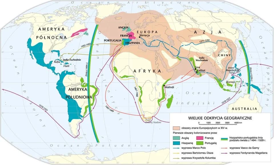 Znaczenie wielkich odkryć geograficznych i ich wpływ na świat
